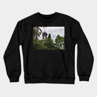 Dome of Chapel among the trees Crewneck Sweatshirt